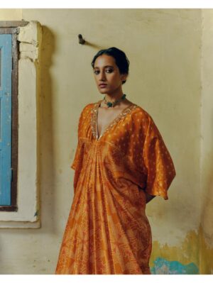 Dristi & Zahabia - OCHRE KAFTAN - Image 3