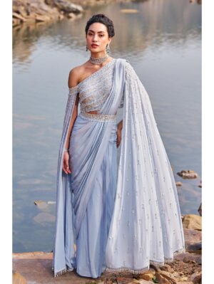 Nidhika Shekhar  - SUBH JALSAA SAREE SET - Image 2