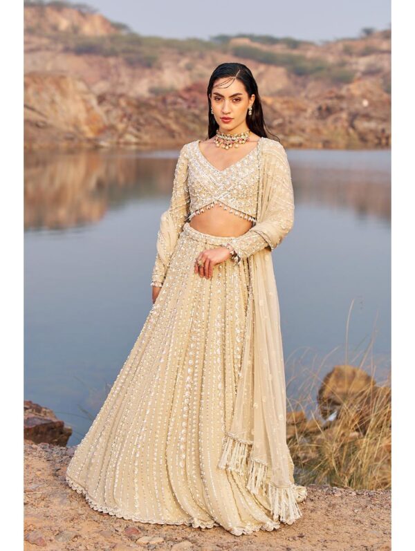 Nidhika Shekhar - BAHAAR E JALSAA SUNEHRI LEHENGA SET