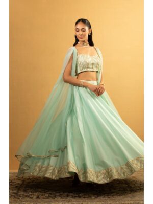 Esha Kaul - ICE BLUE CAPE SET - Image 5
