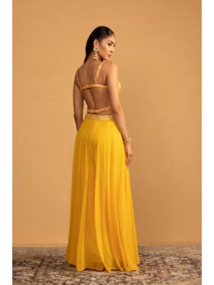 Esha Kaul - YELLOW PALAZZO SET - Image 4