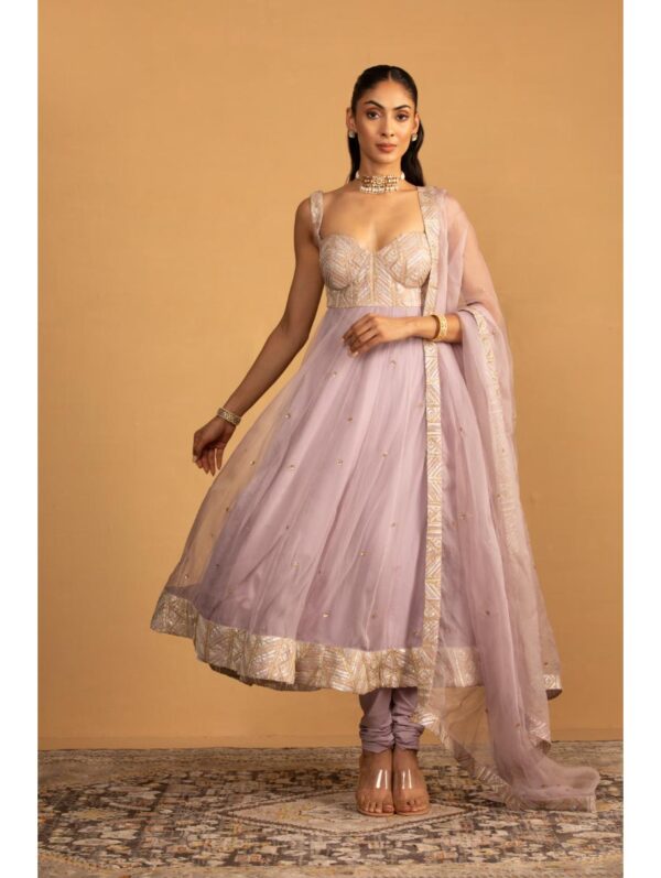 Esha Kaul - LILAC ANARKALI SET