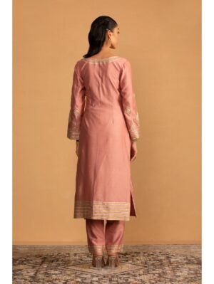 Esha Kaul - CHAMPAGNE KURTA SET - Image 4