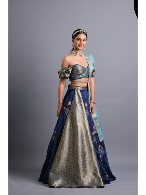 Aastha Sood - Royal blue lehenga