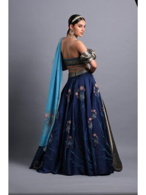 Aastha Sood - Royal blue lehenga - Image 6