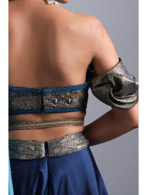 Aastha Sood - Royal blue lehenga - Image 4