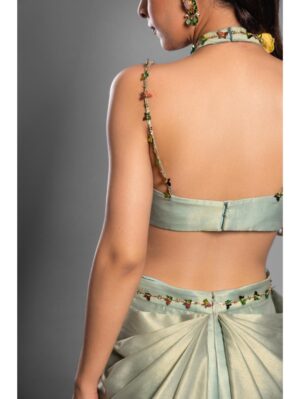 Aastha Sood - Light green brocade dress - Image 13