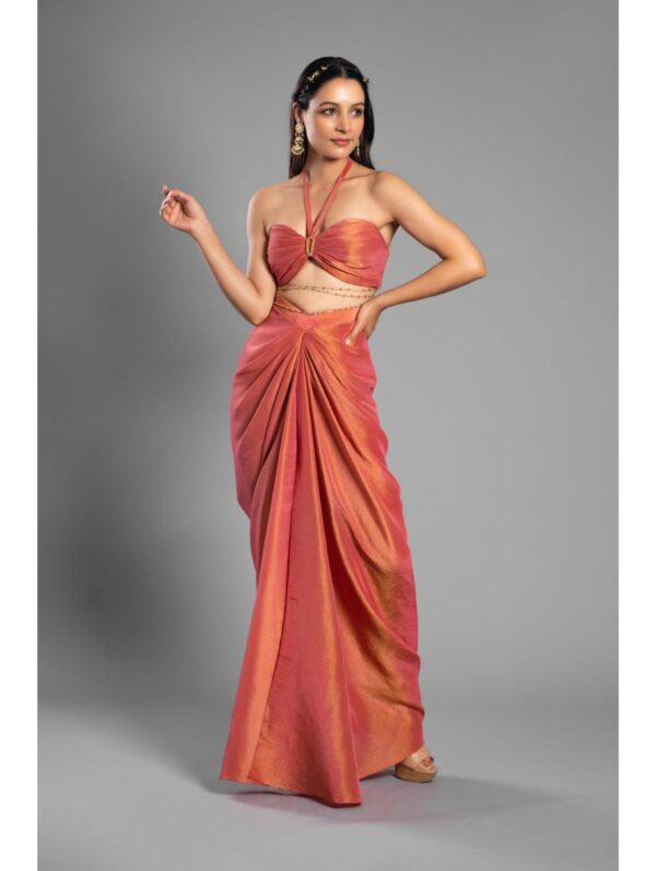 Aastha Sood - Crimson red skirt set
