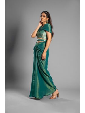 Aastha Sood - Emerald green skirt set - Image 4