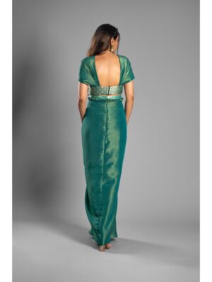 Aastha Sood - Emerald green skirt set - Image 9