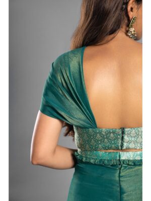 Aastha Sood - Emerald green skirt set - Image 3