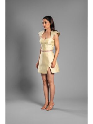 Aastha Sood - Ivory brocade dress - Image 2