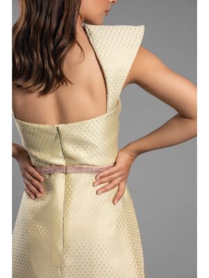 Aastha Sood - Ivory brocade dress - Image 4
