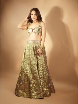 Awigna - SHEESH BENGANI LEHENGA SET - Image 5