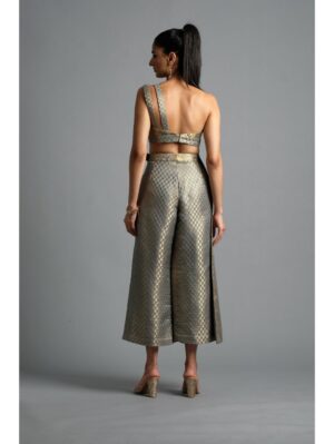 Aastha Sood - Grey brocade co-ord set - Image 7