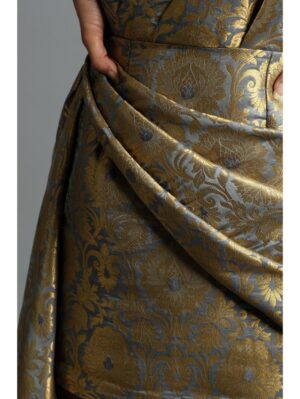 Aastha Sood - Grey brocade dress - Image 4