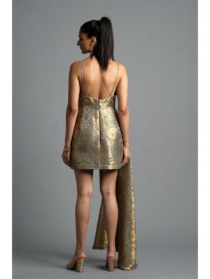 Aastha Sood - Grey brocade dress - Image 6