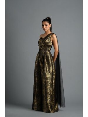 Aastha Sood - Black brocade jumpsuit - Image 4