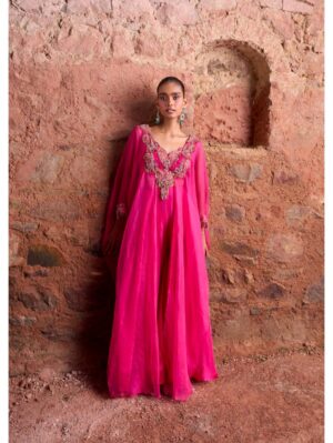 Ridhima Basim - Nehra Pink Pant Set - Image 3