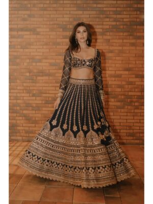 Gopi Vaid - Elnaaz Lehenga Set - Image 6