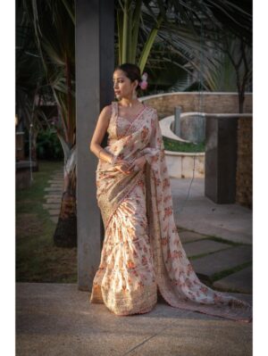Gopi Vaid - Mahira Saree set - Image 3