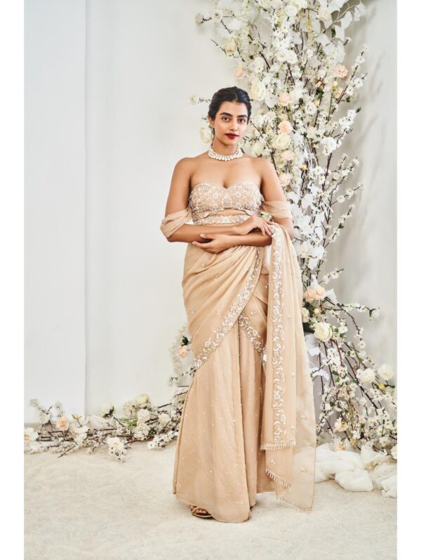 Disha Muchhala - BEIGE SAREE