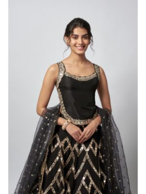 Gopi Vaid -Roshni Lehenga Set - Image 5