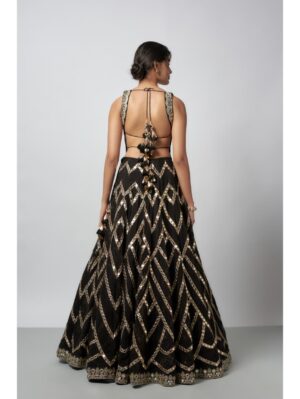 Gopi Vaid -Roshni Lehenga Set - Image 3