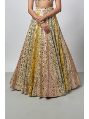 Gopi Vaid - Ranjeeta Lehenga set - Image 5