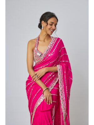 Gopi Vaid - Aradhana Saree Set - Image 3