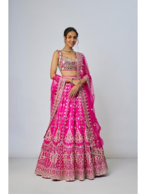 Gopi Vaid - Sharvani Lehenga Set - Image 5