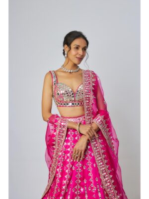 Gopi Vaid - Sharvani Lehenga Set - Image 3